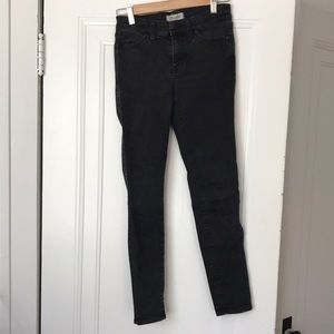 Madewell black skinny jeans